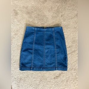 Free People Denim Skirt